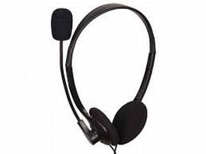 Austiņas ar mikr. Gembird MHS-123 black skaņas reg. 20Hz-20kHz, 1.8m