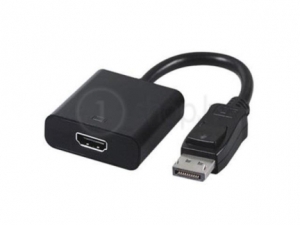 Adapteris Gembird DisplayPort -> HDMI Black