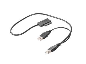 Adapteris Gembird External USB to SATA for Slim SATA SSD, DVD