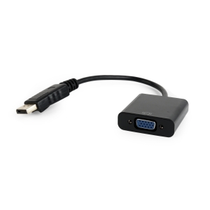 Adapteris Gembird DisplayPort ->VGA DisplayPort (male) to VGA (female),Black