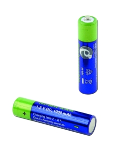 Akumulatori Energenie 2xAAA 1000mAh lādējamie