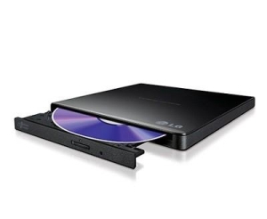 Ārējā CD/DVD iekārta LG GP57EB40 Black slim/USB2.0/CD24x/DVD8x/DVD DL8x/ Melns