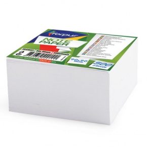 Piezīmju papīrs FORPUS ar salīmētu sānu, 9x9 cm, 500 lapas
