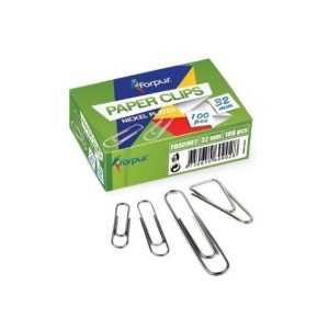 Kancelejas saspraudes FORPUS 26mm (100gab) cinkotas