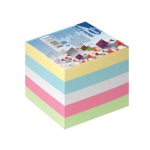 Piezīmju papīrs FOROFIS, 85 x 85 mm, 800 lapas pasteļu krāsas