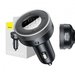 FM Modulators Baseus Enjoy Car Wireless MP3 Charger Melns