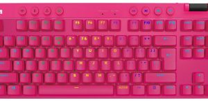 Klaviatūra Logitech G Pro X TKL Lightspeed Tactile Magenta