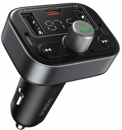 Fm modulators Baseus Car Bluetooth 5.3 FM Transmitter Black