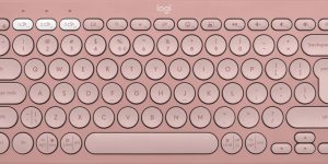 Klaviatūra Logitech K380s Pebble Keys 2 Rose
