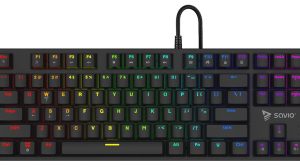 Klaviatūra Savio Tempest x2 RGB Outemu Blue