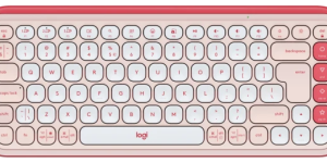 Klaviatūra Logitech POP ICON KEYS OFF White Rose US