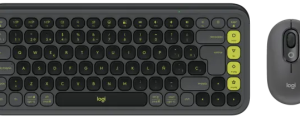 Klaviatūra + Pele Logitech POP ICON COMBO Graphite Green US