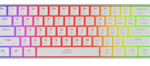 Genesis Thor 660 G2 60% White RGB Gateron Red