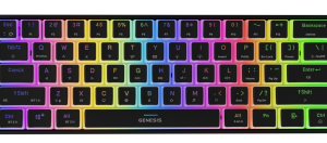 Genesis Thor 660 G2 60% Black RGB Gateron Brown