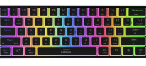 Genesis Thor 660 G2 60% Black RGB Gateron Red