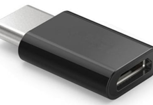 Adapteris SAVIO Micro USB - USB Type-C melns
