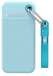 Ārējais SSD Verbatim Pocket Pollar Blue 1TB USB-C