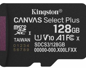 Atmiņas karte Kingston MicroSDXC 128GB Canvas Select Plus bez adaptera