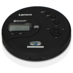 Atskaņotājs Lenco CD-300BK CD MP3 Bluetooth