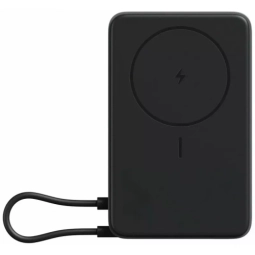 Ārēja baterija Xiaomi 10000mAh Gray Magnetic integrēts USB Type-C bezvadu