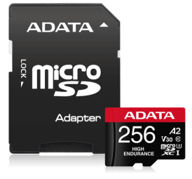 Atmiņas karte ADATA High Endurance microSDXC 256GB UHS-I