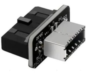 Adapteris Gembird USB 3.0 19Pin (internal) to Type-E (front panel USB-C)