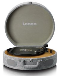 Plašu atskaņotājs Lenco LS-66GY Wooden Grey Bluetooth