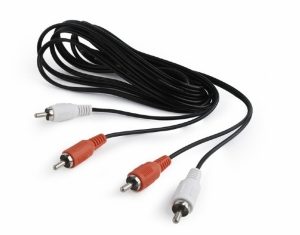 Gembird 2 x RCA Male - 2 x RCA Male 1.8m Black