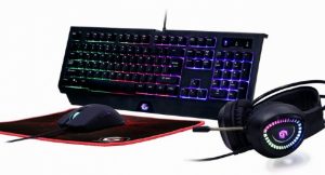 Gembird 4-in-1 Backlight Gaming Kit Phantom Black