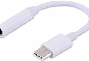 Adapteris Savio USB Type Male - 3.5mm Female White