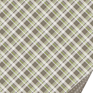 Dekoratīvs kartons 50x70cm Checks & Dots, brūns