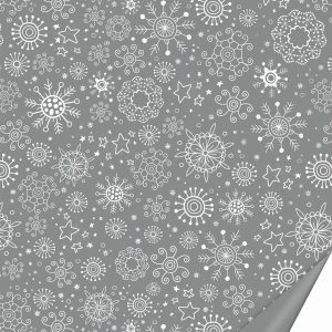 Dekoratīvs kartons 50x70cm Crystals, sudraba