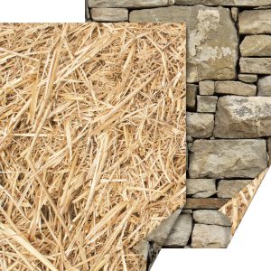 Dekoratīvs kartons 50x70cm Wall-Straw