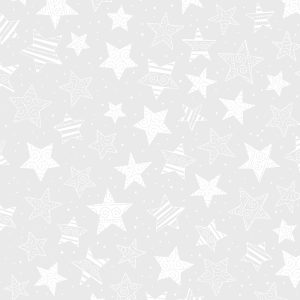 Caurspīdīgs pauspapīrs A4 Christmas Colour Stars, balts, 25gab.