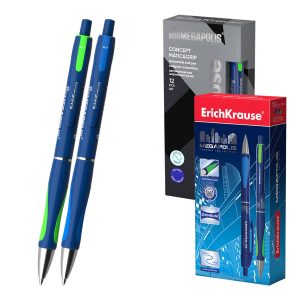 Lodīšu pildspalva ErichKrause 0.7mm, zila tinte