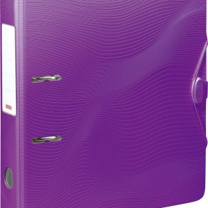 Reģistra mape A4 Wave, 7cm, violeta