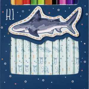 Krāsaino zīmuļu komplekts Happy Ocean, 12gab.