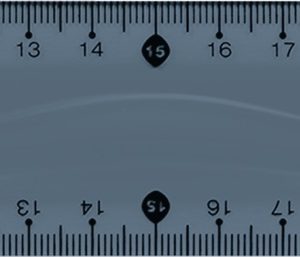 Lineāls 30cm Colour, tumši zils