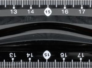 Lineāls 30cm Colour, melns