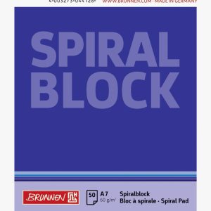 Piezīmju lapas ar spirāli A7, līniju