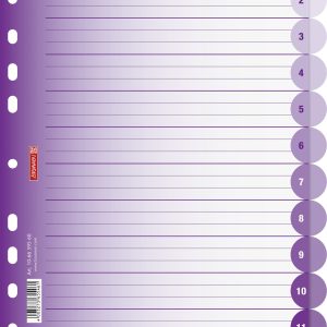 Dokumentu sadalītājs Colour 12, violets