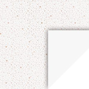 Dekoratīvs kartons 50x70cm Stars, rozā zelta