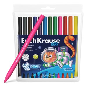 Flomāsteri ErichKrause Kids Animals, 12gab.
