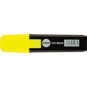 Teksta marķieris CENTRUM slīps, 1-5mm, dzeltens - 200-07576
