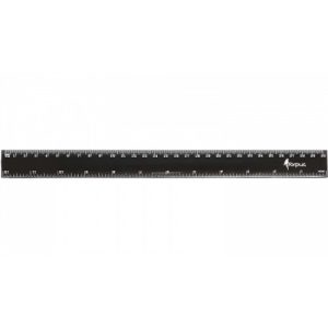 Lineāls Forpus 30cm, melns