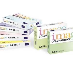 Krāsains papīrs IMAGE COLORACTION A4 80g/m2, 500 loksnes/iep., vaniļas krāsa (Nr.12)