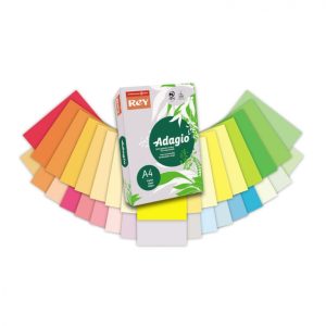 Krāsains papīrs REY ADAGIO, A4, 160 g/m2, 250 loksnes/iepak.