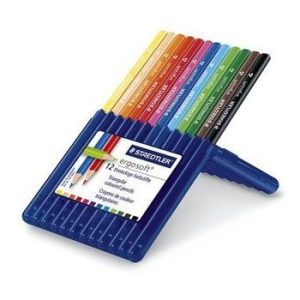 Krāsanie zīmuļi STAEDTLER ERGO SOFT trīsstūra 12 krāsas - 200-06369