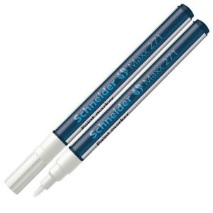 Noturīgais marķieris SCHNEIDER PAINT MARKER Maxx 271, 1-2mm, konisks, balts - 200-01455