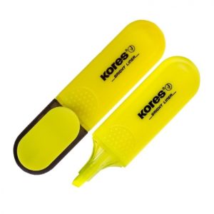 Teksta marķieris KORES BRIGHT LINER dzeltens - 200-07750